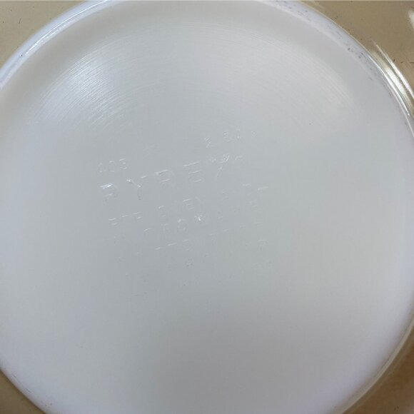 Pyrex Forest Fancies #403 Mushroom Print 2.5 Liter Mixing Bowl Vintage - Picture 3 of 6